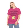 femme avec Tshirt le gouvernement annonce fuschia