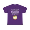 Tshirt le gouvernement annonce violet