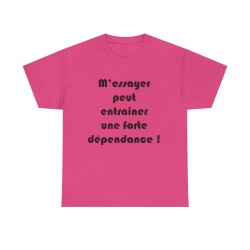 Tshirt m'essayer peut entrainer fuschia