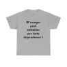 Tshirt m'essayer peut entrainer gris