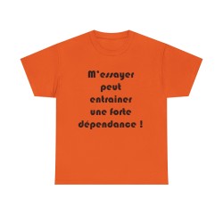 Tshirt m'essayer peut entrainer orange