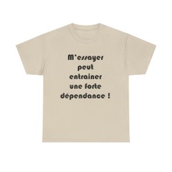 Tshirt m'essayer peut entrainer sable