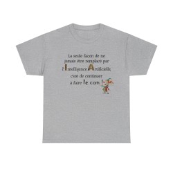 Tshirt unisexe la seule façon gris