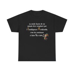 Tshirt unisexe la seule façon noir