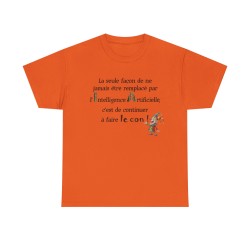 Tshirt unisexe la seule façon orange