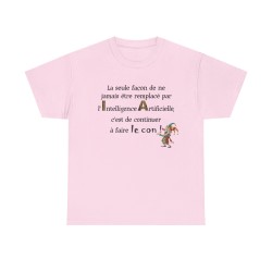 Tshirt unisexe la seule façon rose