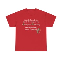 Tshirt unisexe la seule façon rouge