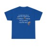 Tshirt unisexe la seule façon bleu royal