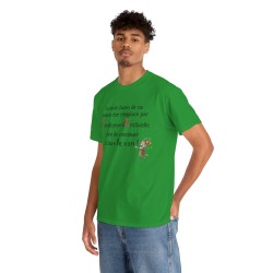 homme avec Tshirt unisexe la seule façon vert