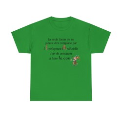 Tshirt unisexe la seule façon vert
