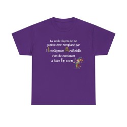 Tshirt unisexe la seule façon violet