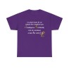 Tshirt unisexe la seule façon violet