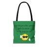 Tote bag Géniale  vert foncé