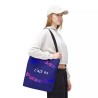 Tote Bag humour - Bouder c'est ma passion bleu fonce
