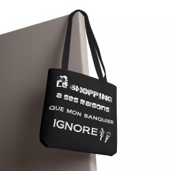Tote Bag - Mon Vuitton est en réparation noir