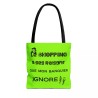 Tote Bag - Mon Vuitton est en réparation vert clair