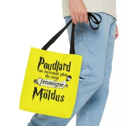 Tote Bag  Poudlard ne recrutait plus jaune