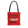 Tote Bag  Poudlard ne recrutait plus rouge