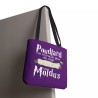 Tote Bag  Poudlard ne recrutait plus violet