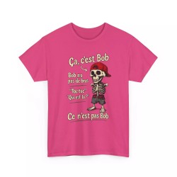 T-shirt Skull Bob n'as pas de bras rose