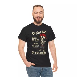 homme avec T-shirt Skull Bob n'as pas de bras noir