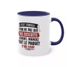 mug Petit conseil sur les biscuits bleu fonce