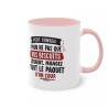 mug Petit conseil sur les biscuits rose