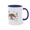 Mug Mon niveau de motivation bleu foncé