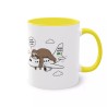 Mug Mon niveau de motivation  jaune