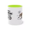 Mug Mon niveau de motivation vert clair