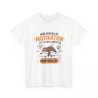 T-shirt Mon niveau de motivation blanc