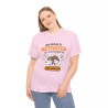 femme avec T-shirt Mon niveau de motivation rose