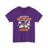 T-shirt Mon niveau de motivation violet