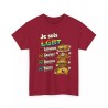 T-shirt LGBT Lasagnes Gauffres ... rouge cardinal