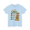 T-shirt LGBT Lasagnes Gauffres ...bleu clair