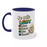 Mug Humour LGBT - Laissez Gentiment Boire Tranquille bleu foncé