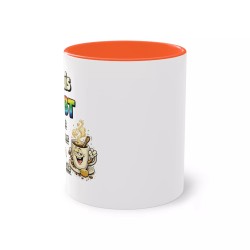 Mug Humour LGBT - Laissez Gentiment Boire Tranquille  orange