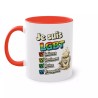 Mug Humour LGBT - Laissez Gentiment Boire Tranquille rouge