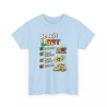 T-shirt Humour LGBT - Long Apéro Grand Barbecue bleu clair