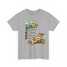 T-shirt Humour LGBT - Longue Sieste Grand Repas gris