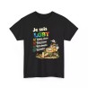 T-shirt Humour LGBT - Longue Sieste Grand Repas  noir