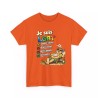 T-shirt Humour LGBT - Longue Sieste Grand Repas orange
