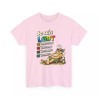 T-shirt Humour LGBT - Longue Sieste Grand Repas  rose
