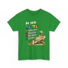 T-shirt Humour LGBT - Longue Sieste Grand Repas  vert