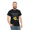 homme avec T-shirt homme noir je suis génial