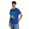 homme avec T-shirt homme bleu royal je suis génial