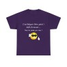 T-shirt homme violet je suis génial