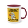 Mug marron chat pas du matin