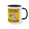 Mug noir chat pas du matin