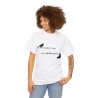 femme avec T-shirt blanc je ne mange pas graines